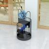 Umbrella Rack Hua Black Metal Umbrella Stand, Large Capacity Umbrella Storage Rack, Modern Creative Cat Art Decoration, 2 Sizes (Size : 30x30x60cm) view 2