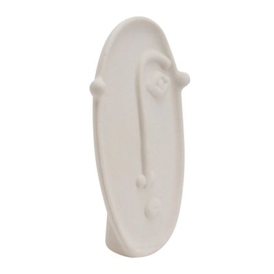 1pc Creative Ceramic Dried Flower Vase Unique Human Face Design for Decor Small Elegant Portrait Style for Dried Flowers and Artistic Arrangements