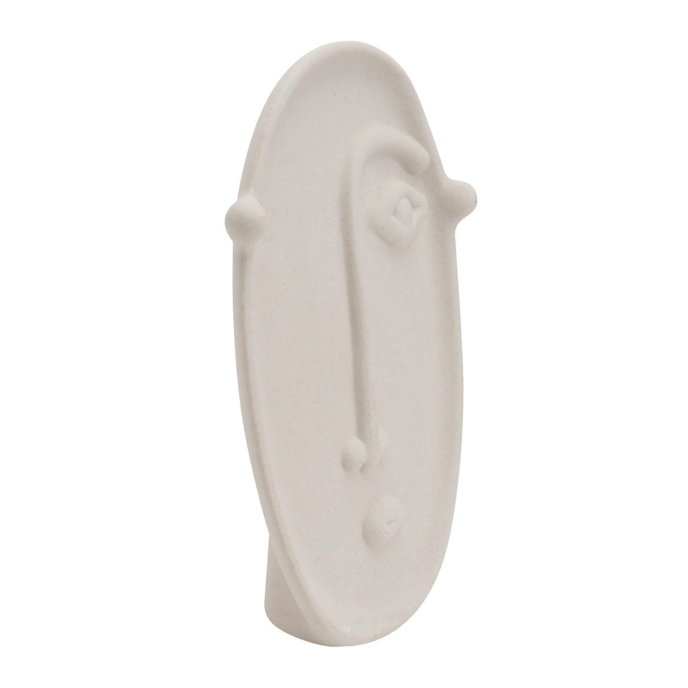1pc Creative Ceramic Dried Flower Vase Unique Human Face Design for Decor Small Elegant Portrait Style for Dried Flowers and Artistic Arrangements