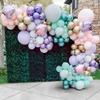 150pcs Mermaid Balloon Garland Arch Kit Mermaid Theme Girl Birthday Party Decorations Under the Sea Baby Shower Party Decoration view 1