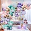 150pcs Mermaid Balloon Garland Arch Kit Mermaid Theme Girl Birthday Party Decorations Under the Sea Baby Shower Party Decoration view 3