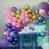 150pcs Mermaid Balloon Garland Arch Kit Mermaid Theme Girl Birthday Party Decorations Under the Sea Baby Shower Party Decoration view 4