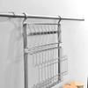 WHLMYH Modern Stainless Steel Kitchen Shelf,Household Kitchen Shelf Dish Rack Drain Rack Stainless Steel Double Layer Storage (50 * 22 * 42Cm) view 3