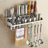 WHLMYH Modern Stainless Steel Kitchen Shelf,Kitchen Shelf Racks Home Kitchen Shelf Stainless Steel Wall Hanging Spice Rack Supplies and Accessories Hanger,60 * 10 * 20Cm view 3