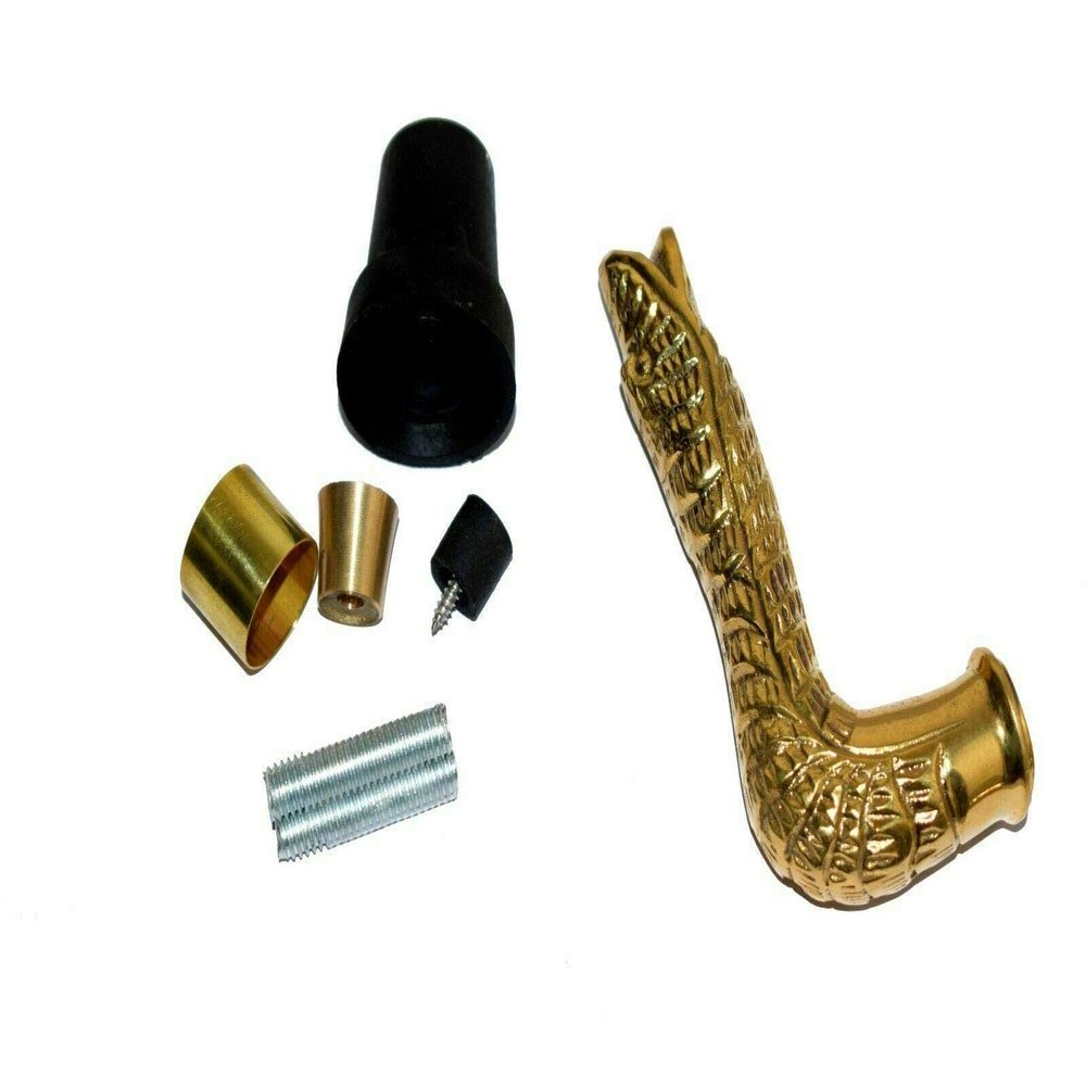 Brass Handle for Walking Stick Cane Beautiful Handle
