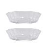 2pcs Box Glass Soap Dish Plate Travel Soap Case Travel Box Transparent Holder Retro Sink Holder Cookie Container Organiser Shower Tray view 1