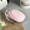 2pcs Box Glass Soap Dish Plate Travel Soap Case Travel Box Transparent Holder Retro Sink Holder Cookie Container Organiser Shower Tray view 2