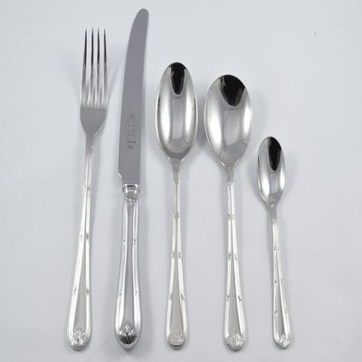 New Empire Pattern 5 Piece place Setting Made in Sheffield England Stainless Steel Cutlery Fantastic