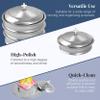 Communion Ware 2 Holy Wine Serving Trays with A Cover - Stainless Steel (Silver/Mirror) view 4