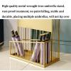 Umbrella Rack Hua Modern and Simple Umbrella Stand, Metal White Umbrella Bucket, Suitable for Home Business Hotel Lobby, with Drainage Holes, 3 Sizes (Size : 36x25x50cm) view 4