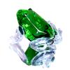 JinshiY Crystal Frog Figurines Collection Glass Vivid Animal Paperweight Table Ornament Decor Kids Birthday Gifts Home Table Decor view 1