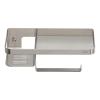 Tiger Caddy Toilet Roll Holder with Practical Shelf Stainless Steel Toilet Roll Holder with Shelf for Smartphone or Box for Wet Toilet Paper Colour: Brushed Stainless Steel view 4
