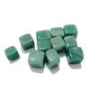 11pc 15mm-20mm Natural Polished Green Aventurine Crystal Cube Tumble Stones view 1
