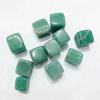 11pc 15mm-20mm Natural Polished Green Aventurine Crystal Cube Tumble Stones view 3