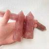 1pc 300g-400g Natural Strawberry Crystal Healing Wand Point view 2