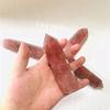 1pc 300g-400g Natural Strawberry Crystal Healing Wand Point view 4