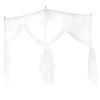 Cryfokt 4 Corners Princess Bed Curtain Canopy Canopies Elegant Net Bed Canopy Set Curtain Net Netting for Adults Girls Boys Bed Gift(L) view 1