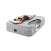 Intex 64489ED Queen Supreme Air-Flow Air Mattress: Fiber-Tech  Queen Size  Built-in Electric Pump  20in Bed Height  600lb Weight Capacity view 4