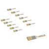 White 60020 Wooden Boar Bristle Pastry Brush (12 PC, Flat 2") view 1