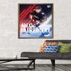 Trends International NHL New York Rangers - Alexis Lafrenire 20 Wall Poster, 34L x 22.4W, Bronze Framed Version view 2