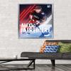 Trends International NHL New York Rangers - Alexis Lafrenire 20 Wall Poster, 34L x 22.4W, Silver Framed Version view 2