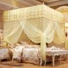 Four Corner Post Elegant Net Bed Canopy Set, Luxury Princess Bed Curtain Net Bed Netting Canopy for Home(S) view 2