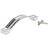 YUNSI Creative Handles 1pc 96/128/160mm Furniture Handle Diamond Crystal Alloy Cabinet Handle and Knob Cupboard Kitchen Wardrobe Drawer Pull Handle Hardware Handle(Silver 96mm) view 1