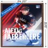Trends International NHL New York Rangers - Alexis Lafrenire 20 Wall Poster, 34L x 22.4W, Mahogany Framed Version view 3
