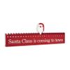 Mud Pie, 5.5" x 16" Christmas Santa Countdown Block, Red view 1