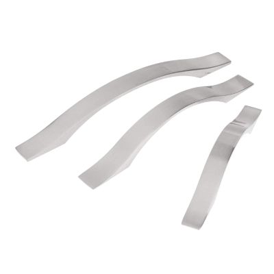 YUNSI Creative Handles 1pc 96/128/160mm Aluminum Alloy Kitchen Cabinet Furniture Handles Wardrobe Cupboard Pull Handle Dresser Drawer Pull Knob Hardware Handle(128mm)