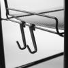 Urban Lifestyle 3 Tier Mesh All Purpose Utility Rolling Storage Cart, Black view 3