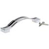 YUNSI Creative Handles 1pc 96/128/160mm Furniture Handle Diamond Crystal Alloy Cabinet Handle and Knob Cupboard Kitchen Wardrobe Drawer Pull Handle Hardware Handle(Black 96mm) view 1