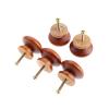 YUNSI Creative Handles 5pcs Wood Cabinet Drawer Wardrobe Knobs Wooden Furniture Handles Cabinet Knobs and Handles Kitchen Door Pulls Furniture Hardware Hardware Handle(C) view 2