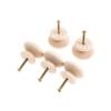 YUNSI Creative Handles 5pcs Wood Cabinet Drawer Wardrobe Knobs Wooden Furniture Handles Cabinet Knobs and Handles Kitchen Door Pulls Furniture Hardware Hardware Handle(C) view 4