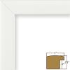Craig Frames 12 x 18 Inch White Picture Frame, Single White Collage Mat with 2, 8 x10 Inch Openings view 2