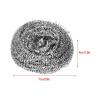 Steel Wire, 6pcs Stainless Steel Scrubber Strong decontamination Power for Home Kitchen Bathroom Restaurants view 3