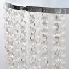 16'' Metal Crystal Cake Stand Cake Holder Cupcake Stand Dessert Tower Wedding Party Display with Acrylic Chains - Silver view 3