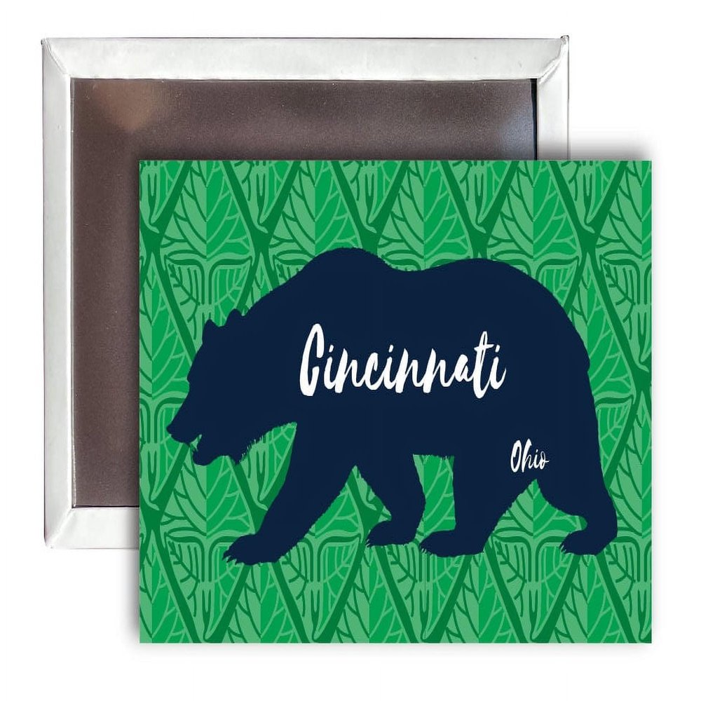 Cincinnati Ohio Souvenir 2x3-Inch Fridge Magnet Bear Design