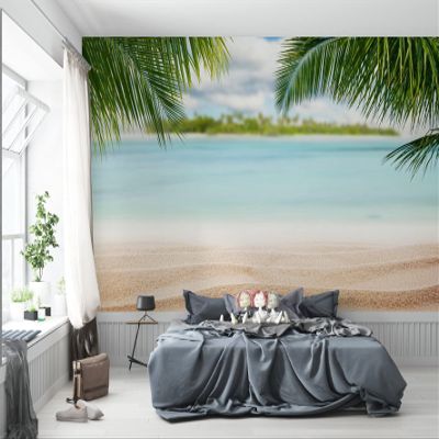 Niwo ART - Beach Nature 7, Removable Wall Mural | Self-Adhesive Large Wallpaper (96"x144")