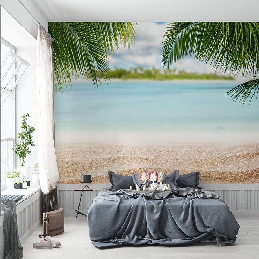 Niwo ART - Beach Nature 7, Removable Wall Mural | Self-Adhesive Large Wallpaper (64"x96")
