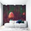 Niwo ART - Red Mushroom, Removable Wall Mural | Self-Adhesive Large Wallpaper (96"x144") view 3
