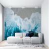 Niwo ART - Beautiful Beach Waves, Removable Wall Mural | Self-Adhesive Large Wallpaper (64"x96") view 3