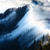 Niwo ART - Fog Wave, Removable Wall Mural | Self-Adhesive Large Wallpaper (64"x96") view 2