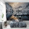 Niwo ART - Convict Lake, Removable Wall Mural | Self-Adhesive Large Wallpaper (96"x144") view 1