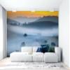 Niwo ART - Tea Field, Removable Wall Mural | Self-Adhesive Large Wallpaper (96"x144") view 3
