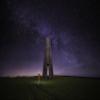 Niwo ART - The Daymark Devon Night Milky Way Galaxy, Removable Wall Mural | Self-Adhesive Large Wallpaper (96"x144") view 2