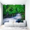 Niwo ART - Forest Creek 2, Removable Wall Mural | Self-Adhesive Large Wallpaper (96"x144") view 3