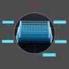 STZJBD Lab Plastic Test Tube Rack Holder, Detachable Centrifuge Tube Rack Bracket, Spice Racks - 50 Holes (13/16mm Hole)(Size:215 * 110 * 62mm) view 2