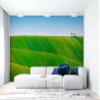 Niwo ART - Green Rolling Hills, Removable Wall Mural | Self-Adhesive Large Wallpaper (64"x96") view 3