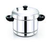 6 Plates Idli Cooker Stainless Steel with Induction Base, (24 Idlis) view 3